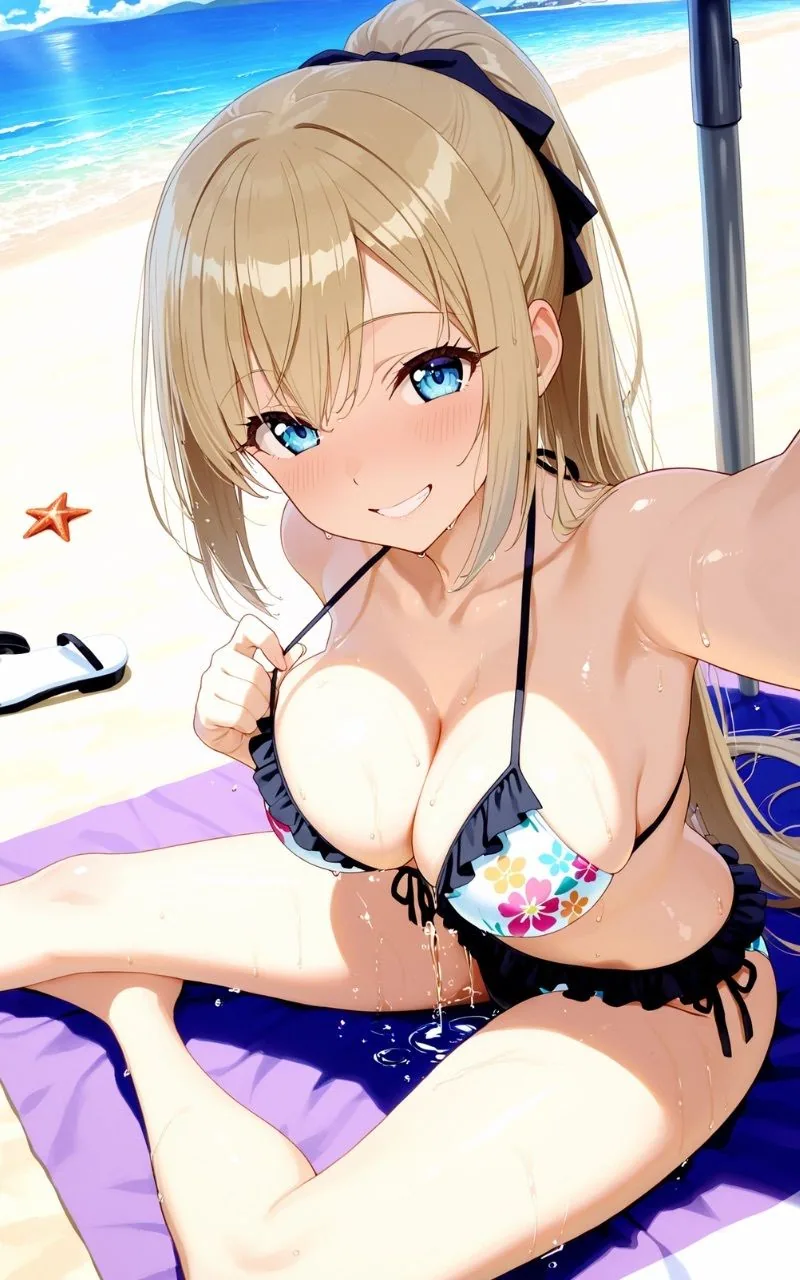 水着のあの子達に中出ししてみた サンプル画像 2