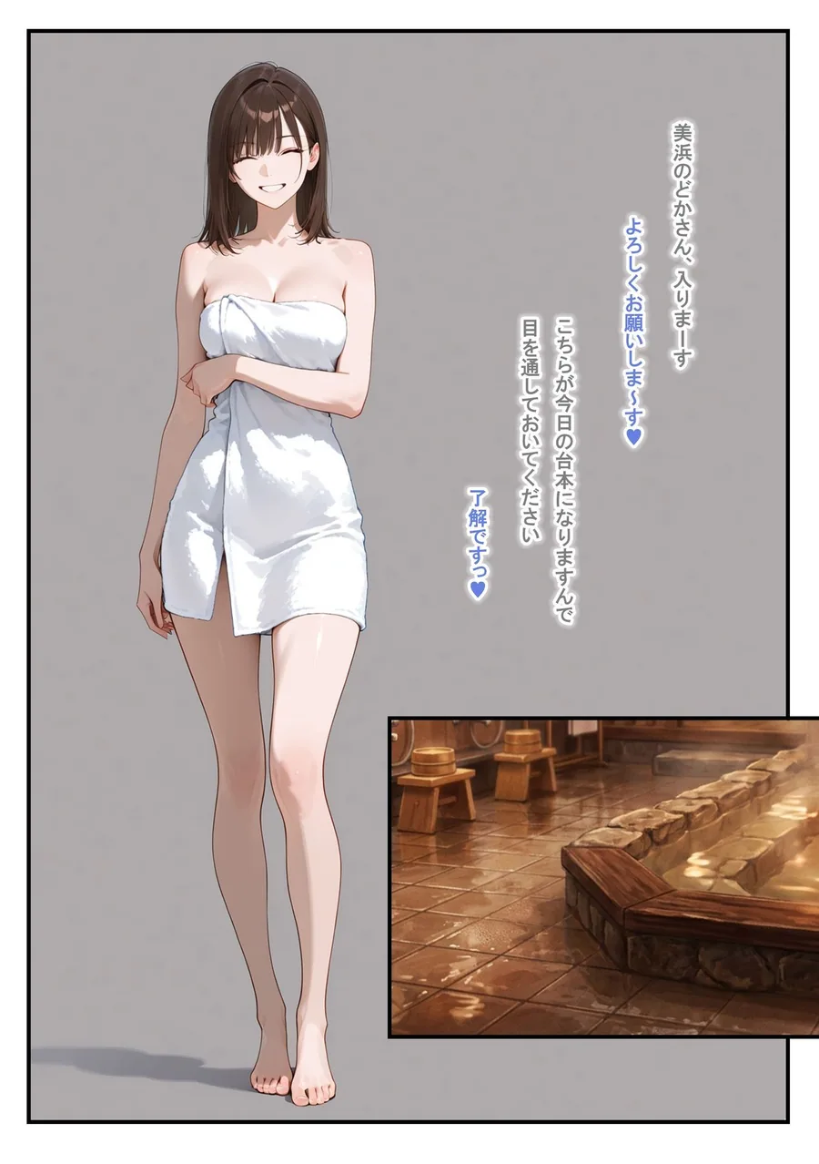 温泉ロケ、女子アナ、常識改変済。〜汗だくセックスマッサージ〜 サンプル画像 7