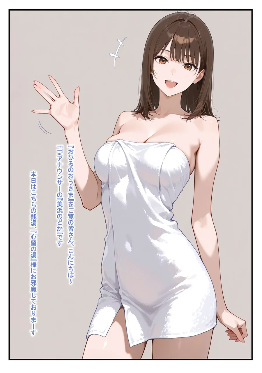 温泉ロケ、女子アナ、常識改変済。〜汗だくセックスマッサージ〜 サンプル画像 10