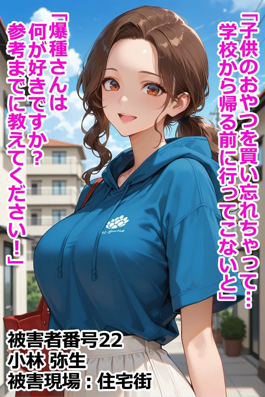 巨乳人妻レ〇プ事件被害者録 即出し2コマ サンプル画像 6