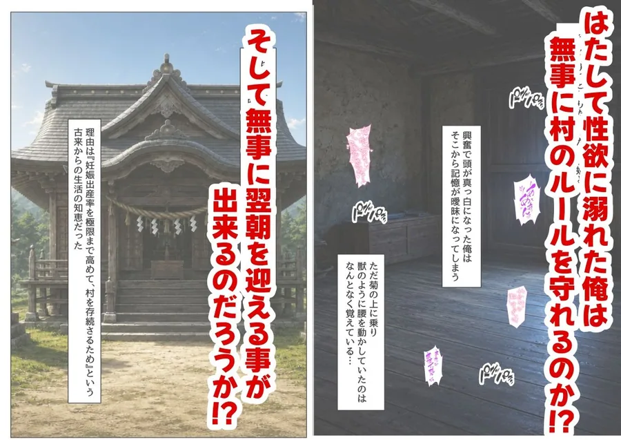 戦国時代の農村に俺が転生したら、神事が乱交だった件 サンプル画像 8