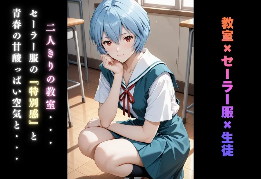 【学園ヒロイン〜俺たちの肉便器〜】エヴァン◯リオン〜綾◯ レイ編〜 サンプル画像 3