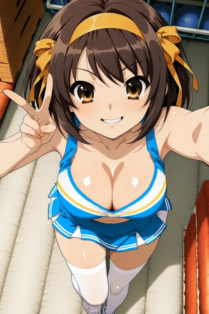 ち〇ぽに勝てなかった女たち〜涼〇ハ〇ヒ、チアコス中出し地獄編 サンプル画像 2