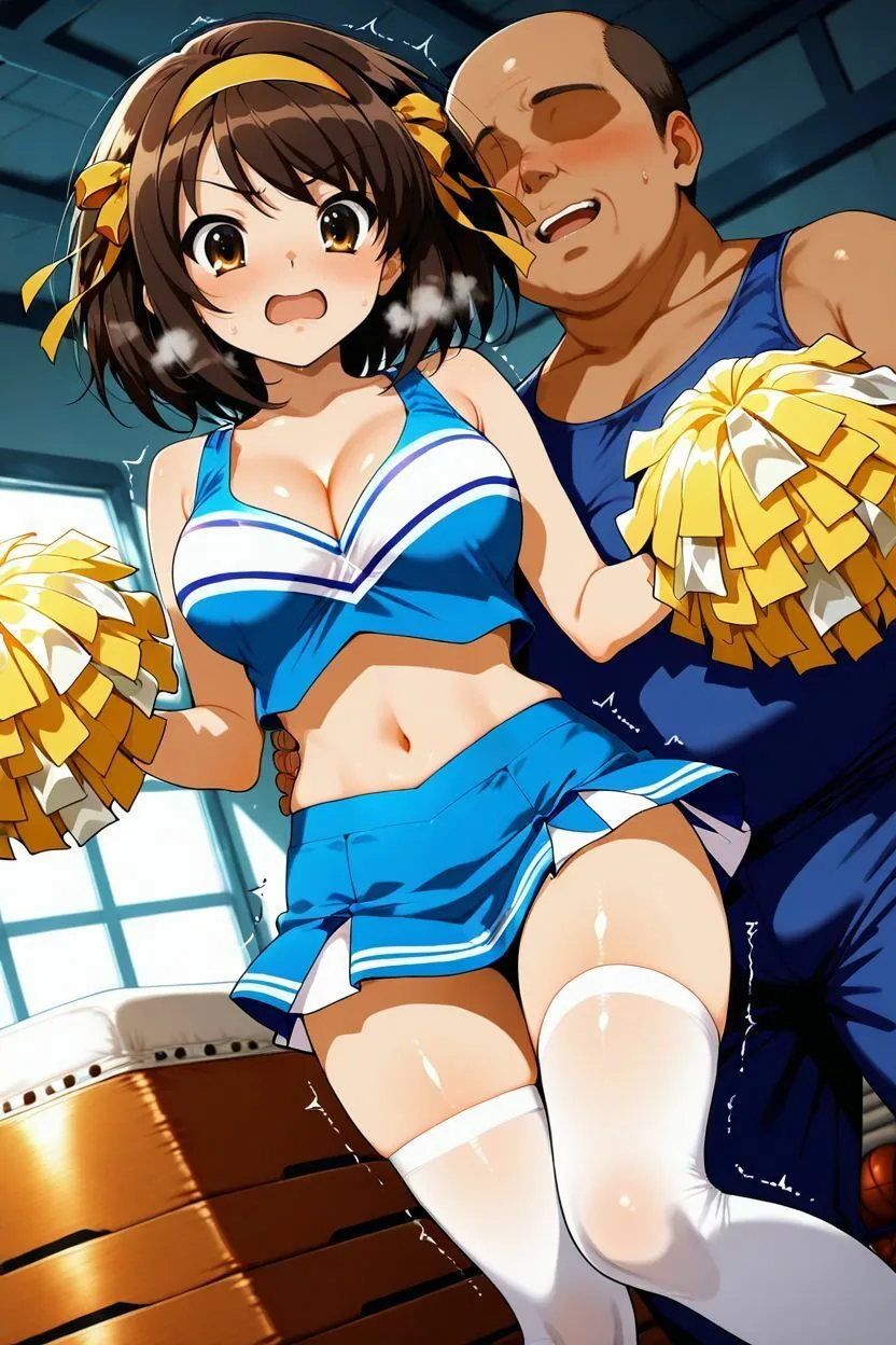 ち〇ぽに勝てなかった女たち〜涼〇ハ〇ヒ、チアコス中出し地獄編 サンプル画像 3