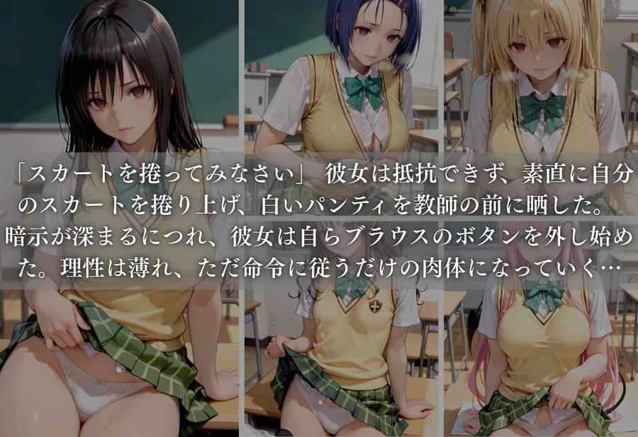 キモ教師の催●肉便器化計画 ー優等生女子○生が教室で完全快楽堕ち- サンプル画像 5