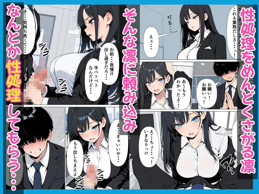 性処理係のクールギャルに媚薬を盛って潮だくあまあまセックス サンプル画像 4
