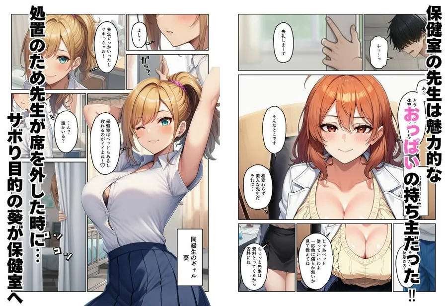 デカチンで学園ハーレムになった話 サンプル画像 3