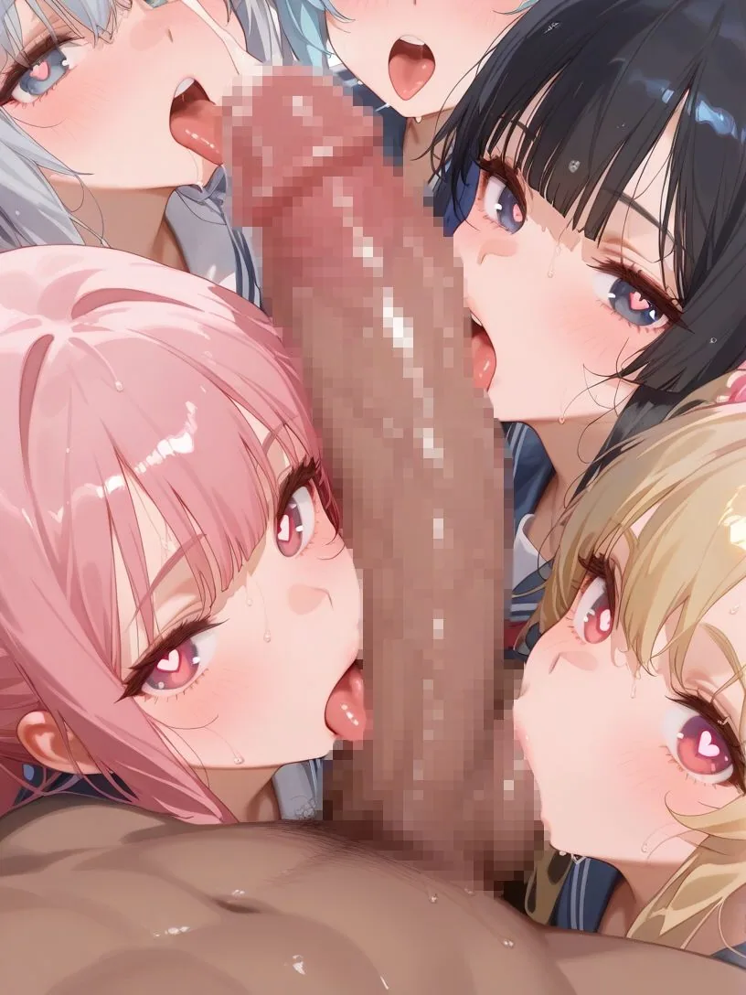 巨乳制服女子とハーレムエッチ9 サンプル画像 6