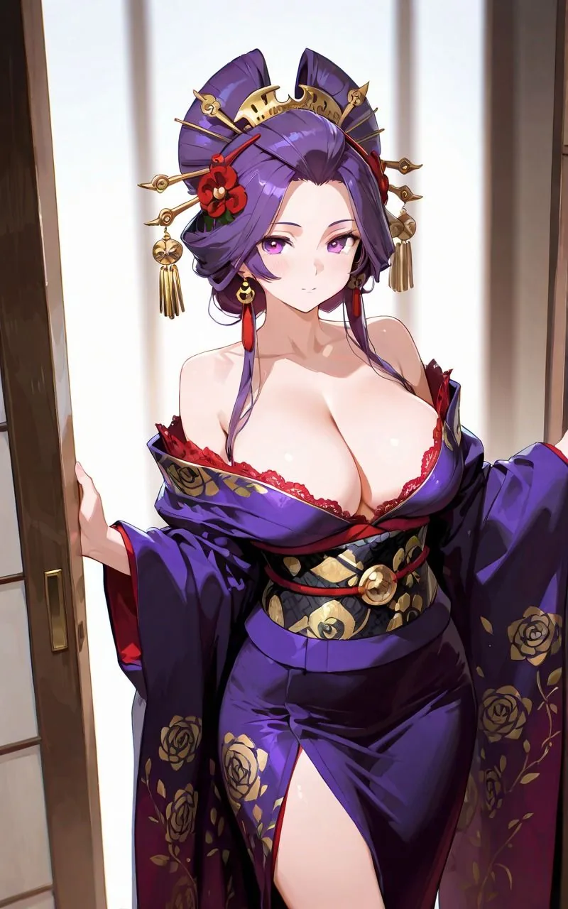 みんなの花魁でなくなった夜 ー紫の花魁は、僕だけに微笑むー サンプル画像 2