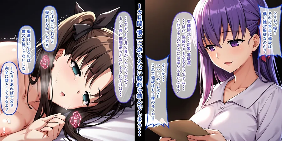 慎二に寝取られ堕ちる凛 〜こいつ、もう僕の女だから〜 サンプル画像 10