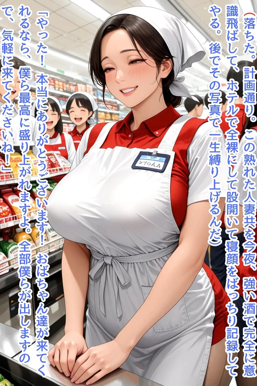 スーパーの清楚パート人妻を学生バイトグループが昏●撮影して完全従順便女化 〜計画的脅迫中出し輪●記録〜 サンプル画像 3