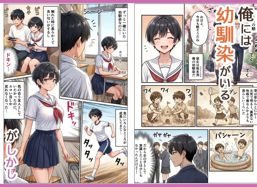 むっちり成長したボーイッシュ幼馴染がエロすぎる！ サンプル画像 2