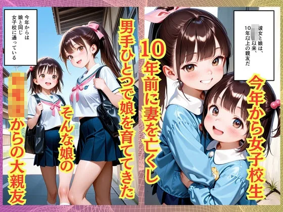 【500枚】妻を亡くして10年ご無沙汰だったおじさんが娘の同級生と子作りセックスしまくった話【女子校生】 サンプル画像 4