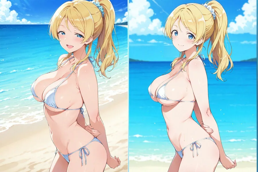 えりとえっち  ビキニ編 サンプル画像 3