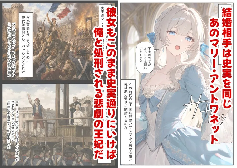 マリーアントワネットの夫に転生した俺は、ギロチン処刑を回避したい件 サンプル画像 4