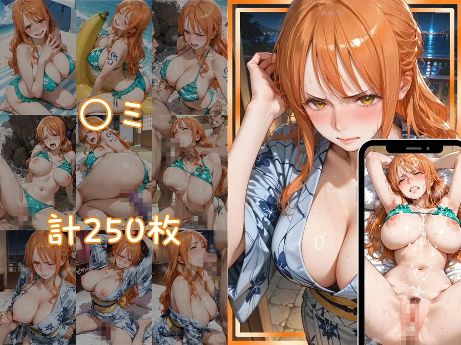 メス堕ちヒロイン  〜 ハン●ック＆●ミ 夏の海編 〜 サンプル画像 6