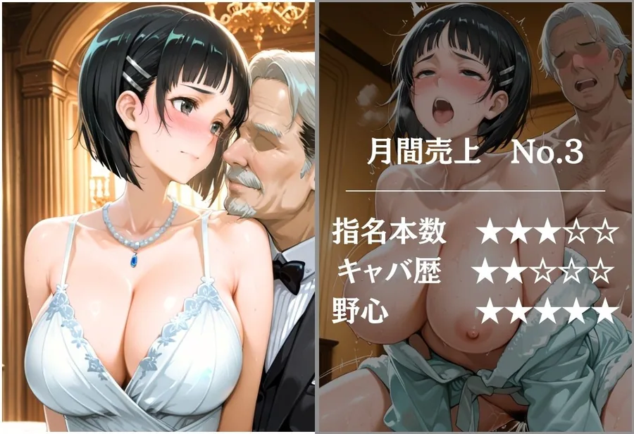 人気キャバ嬢達の枕営業 〜売上No.1を賭けたVIP接待〜 サンプル画像 5