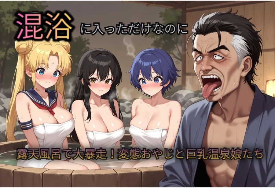 混浴に入っただけなのに（おじさんのペットに…） サンプル画像 2
