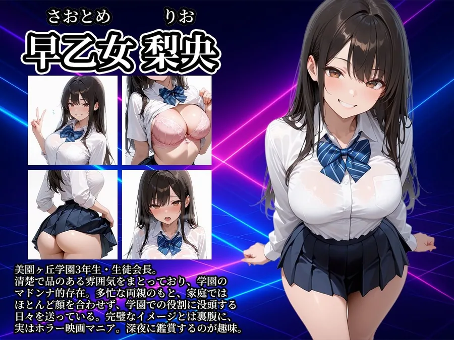 女子校生性指導コレクション-早乙女梨央 監禁調教編- 学園の影に潜む禁断の性指導 サンプル画像 3