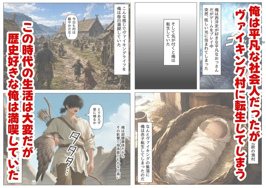 ヴァイキングに転生したら、エロすぎた話 サンプル画像 2