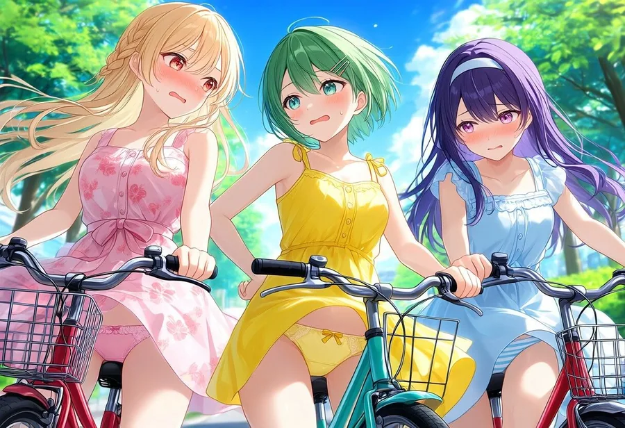いろんなシチュエーションでパンチラ サンプル画像 10