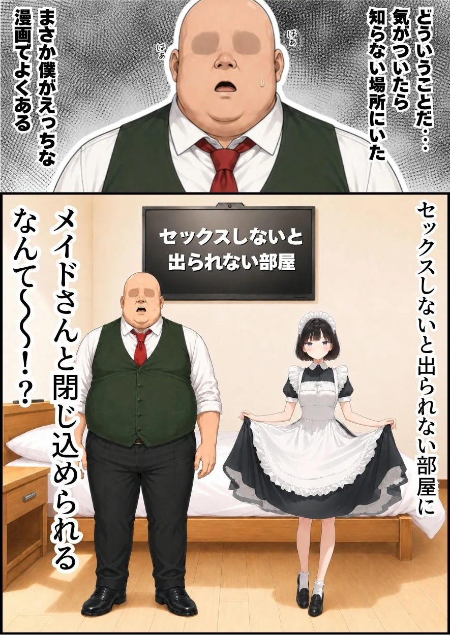 セックスしないと出られない部屋にジト目メイドさんと閉じ込められたんだが・・・ サンプル画像 2