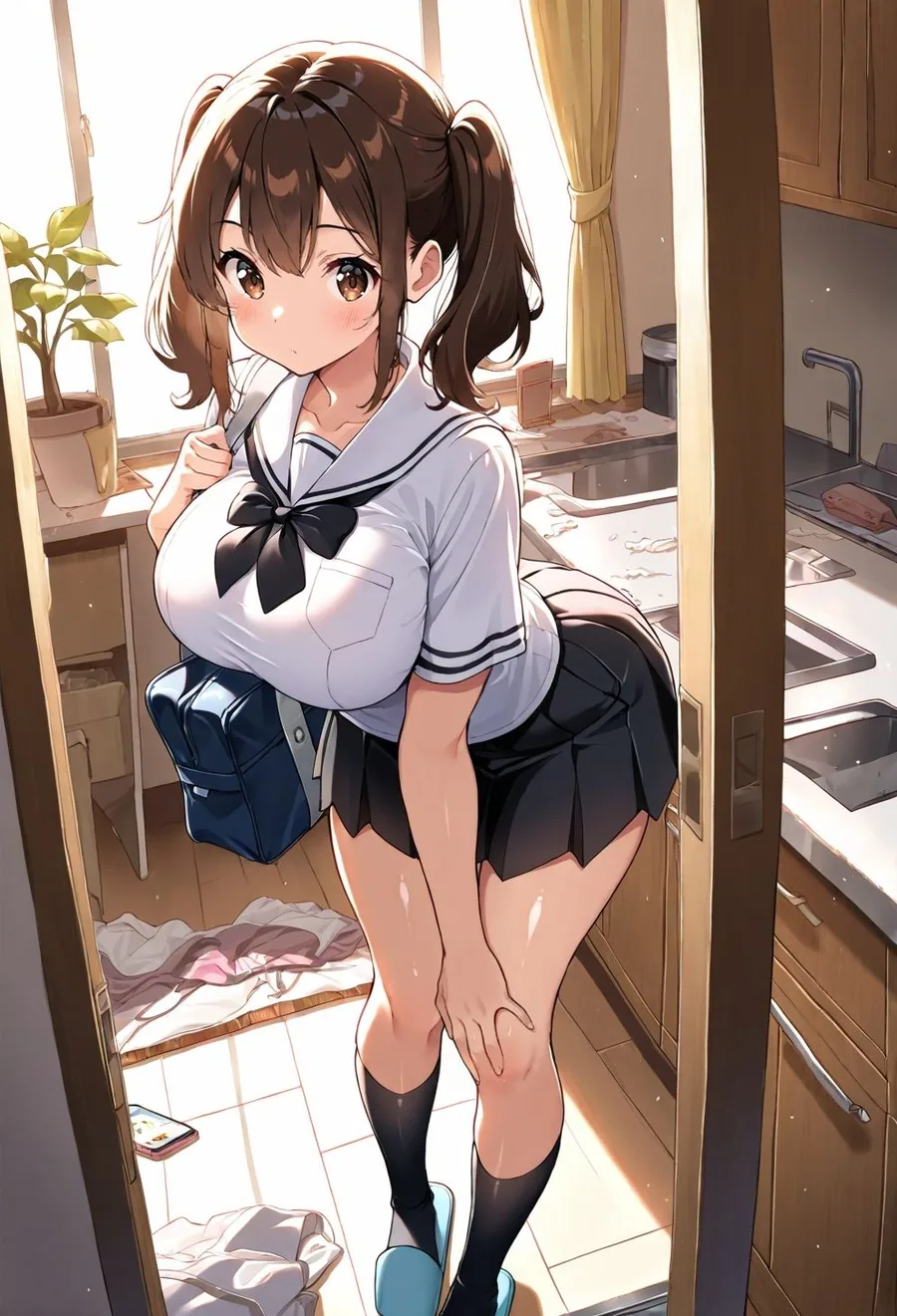 汚部屋へようこそ 巨乳ちゃんへの中出し日記 サンプル画像 2