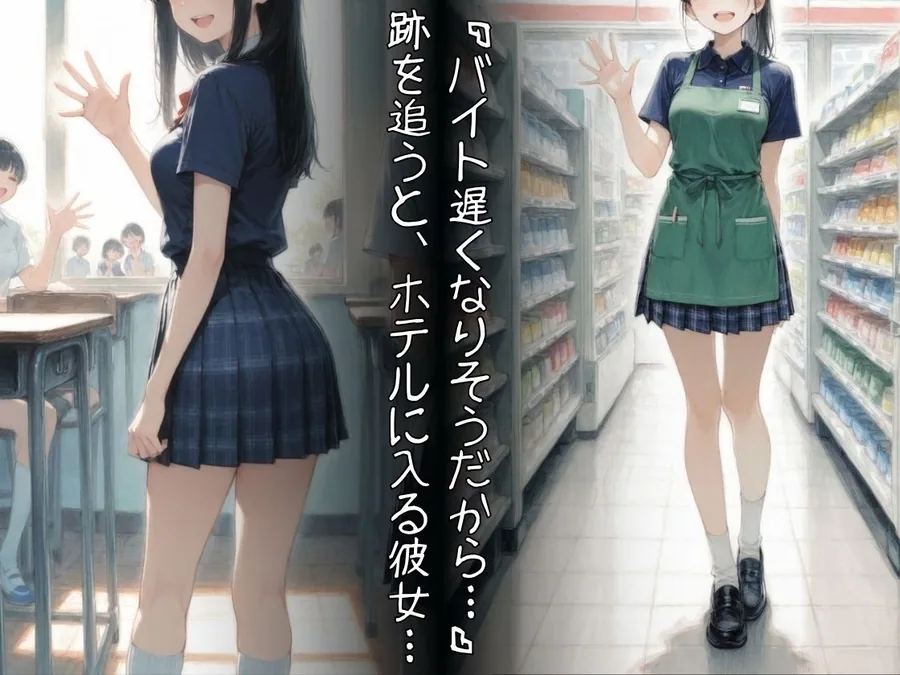彼女がNTR〜幼なじみがバ先のデブ店長とヤリまくってた〜 サンプル画像 7