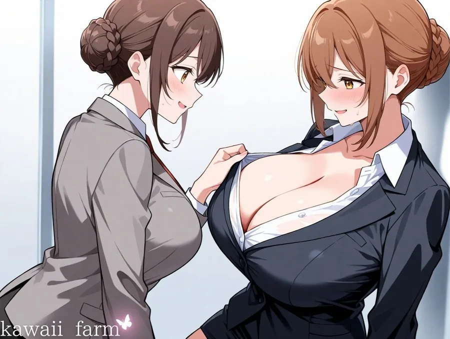 爆乳まみれ 美女OL ver. サンプル画像 3