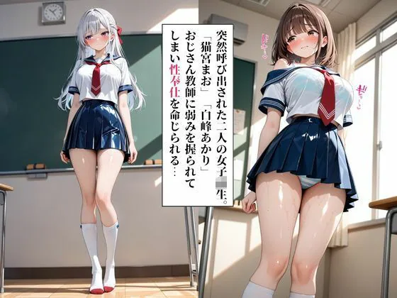 ムチムチエロエロな女子校生たちを無限中出し性指導調教  藍原あい・桜木ゆい編 サンプル画像 4