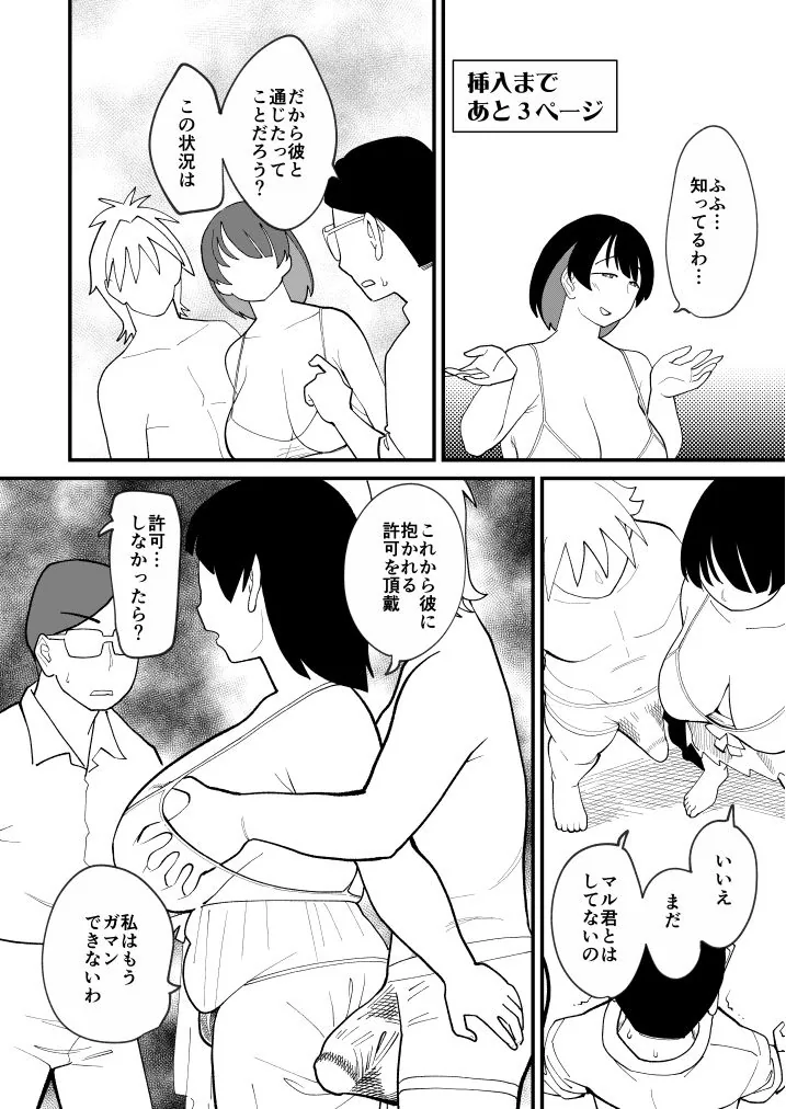 30ページ後に挿入される欲求不満ぽっちゃりおばさん サンプル画像 10