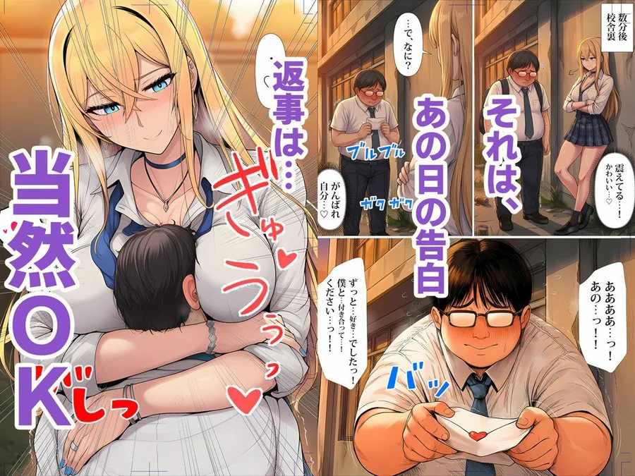 憧れだったハイスペギャルJKにタイムリープ憑依した弱男おじさん、昔の自分のオナホメス奴●になってあげた サンプル画像 6